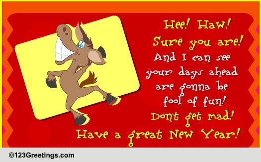 A Cool New Year Wish&hellip; Free Happy New Year eCards, Greeting Cards | 123 Greetings