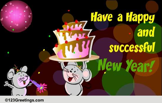 Happy And Successful New Year! Free Happy New Year eCards | 123 Greetings