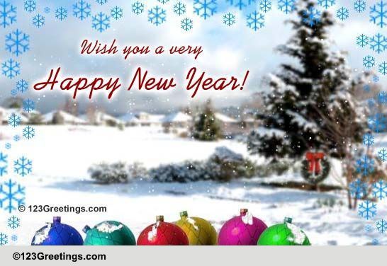 Wish You A Very Happy New Year! Free Happy New Year eCards | 123 Greetings