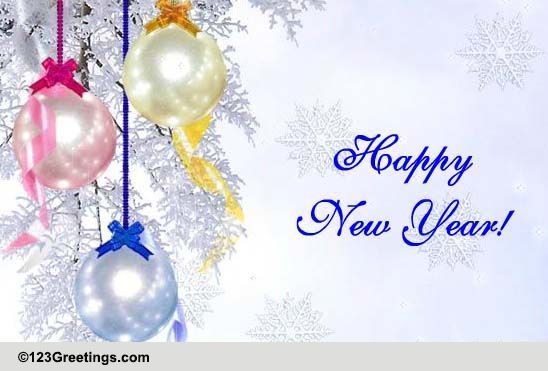 Warm New Year Wishes. Free Happy New Year eCards, Greeting Cards | 123 Greetings