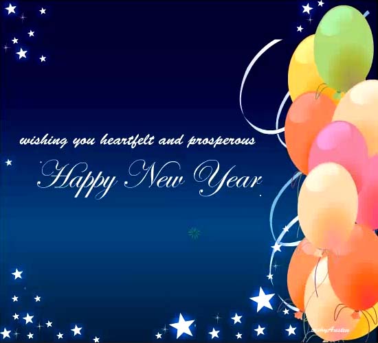 Prosperous And Joyful New Year. Free Happy New Year eCards 123 Greetings