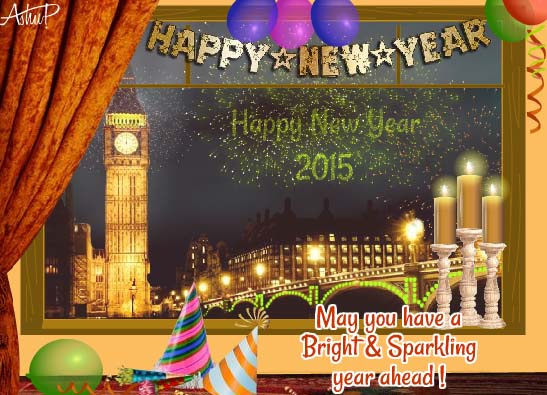 New Year Celebrations! Free Happy New Year eCards, Greeting Cards | 123 Greetings