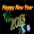 2013 New Year Greeting Fireworks Card.
