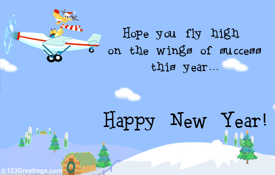 Wish A Friend On New Year&hellip; Free Inspirational Wishes eCards | 123