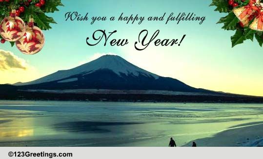 As We Usher In The New Year 2024 Free Inspirational Wishes eCards  123 Greetings