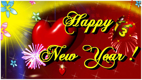 Happy New Year 2013 Love Card.