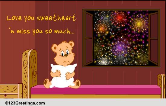 Missing You So Much, This New Year! Free Love eCards, Greeting Cards