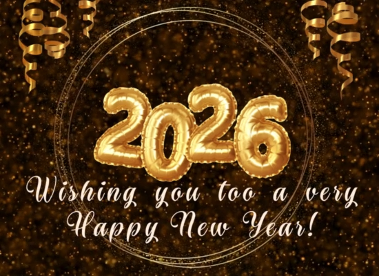 Golden New Year Thank You Wishes. Free Thank You eCards, Greeting Cards