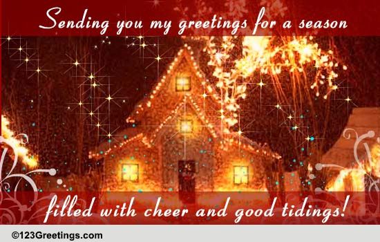 Holiday Season's Wishes For Friends. Free Friends eCards, Greeting