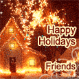 Holiday Season's Wishes For Friends.