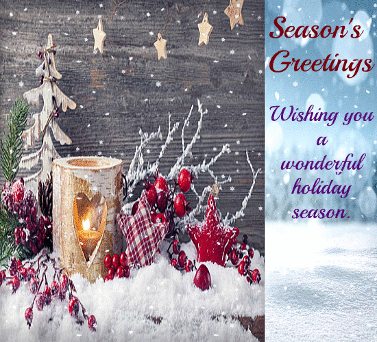 Warm Wishes Of The Season For All.