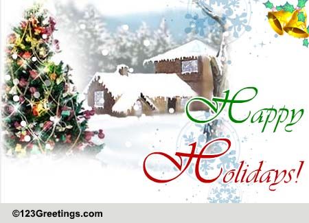 Happy Holidays... Free Warm Wishes ECards, Greeting Cards | 123 Greetings