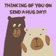 Thinking Of You On Send A Hug Day!