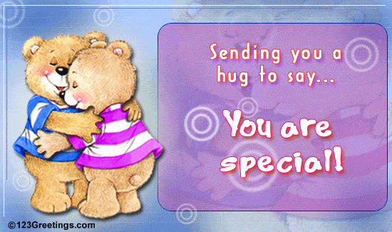A Special Hug! Free Friendly Hugs eCards, Greeting Cards | 123 Greetings