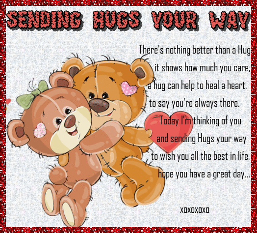 Sending Hugs Your Way. Free Friendly Hugs eCards, Greeting Cards | 123  Greetings