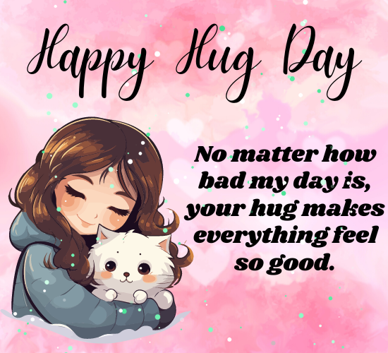 Happy Hug Day E Card