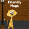 Friendly Hugs On Send A Hug Day.