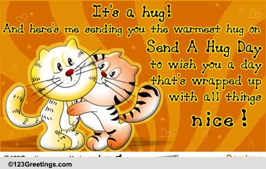 Warmest Hug To Wrap You Free Warm Hugs Ecards Greeting Cards 123