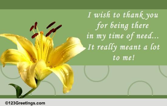 Heartfelt Thank You Wish... Free Thank You eCards, Greeting Cards | 123