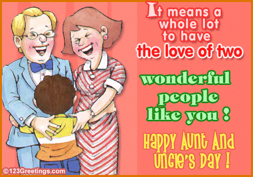 Happy Aunt And Uncles Day Free Aunt And Uncles Day Ecards 123 Greetings