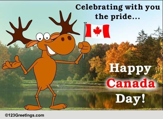 Celebrating The Pride Free Canada Day Ecards Greeting Cards 123 Greetings 