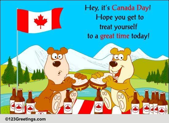 Canada Day Treat Free Canada Day Ecards Greeting Cards 123 Greetings 