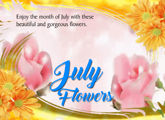 Enjoy This Month With Gorgeous Flowers.