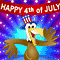 Dancing Eagle 4th Of July Wishes!