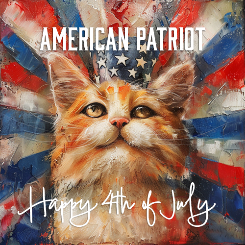 Patriotic Cat.