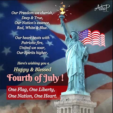 From Sea To Shining Sea... Free Happy Fourth of July eCards | 123 Greetings