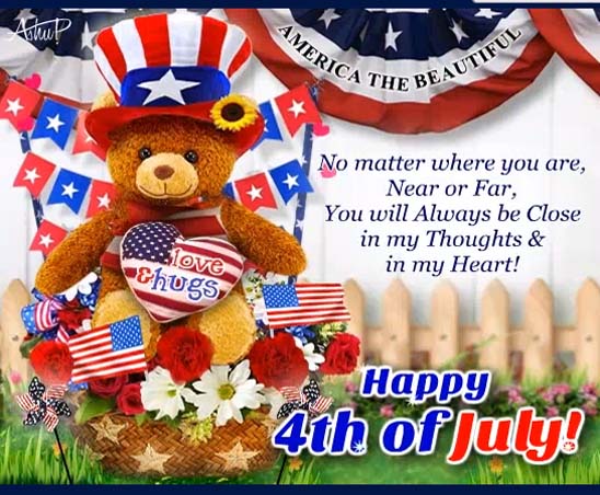 123 greeting cards 4th july