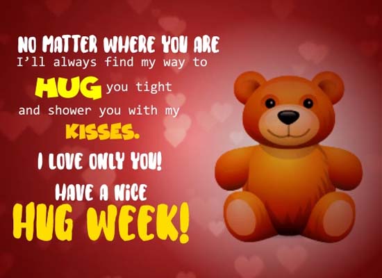 buildabear hug week