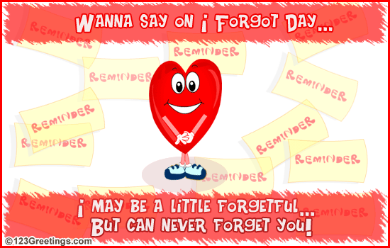 Can Never Forget You!