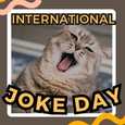 Joke Day Spread Laughter.