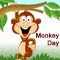 A Funny Monkey Day Card.