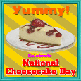 Celebrate National Cheesecake Day.