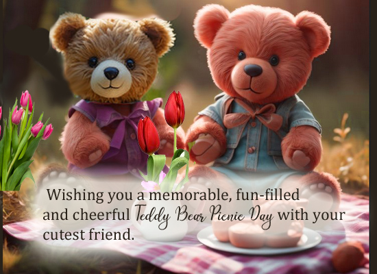 Cutest Wishes On Teddy Bear Picnic Day.