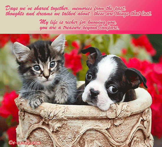 Lucky Friends We Are. Free Friends Forever eCards, Greeting Cards | 123