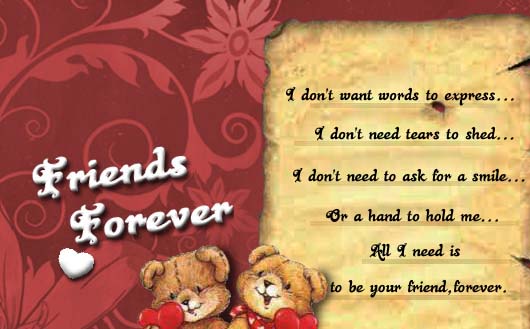 Forever Friends Free Friends Forever Ecards Greeting Cards 123