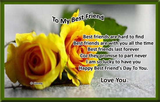 Best Friends Last Forever Free Happy Best Friends Day Ecards 123