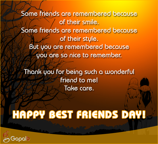 Time To Remember Free Happy Best Friends Day Ecards Greeting Cards 123 Greetings