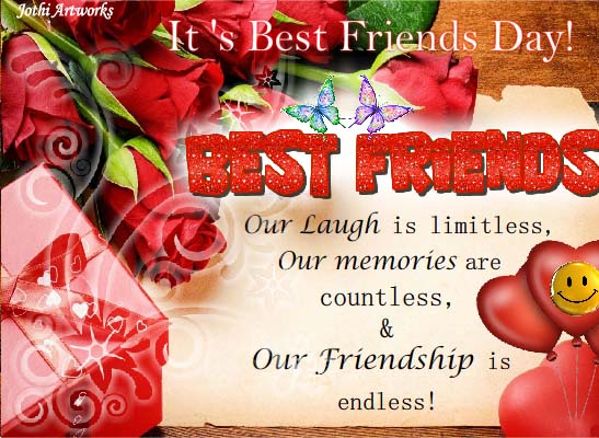 Endless Friendship Of Us! Free Happy Best Friends Day Ecards 