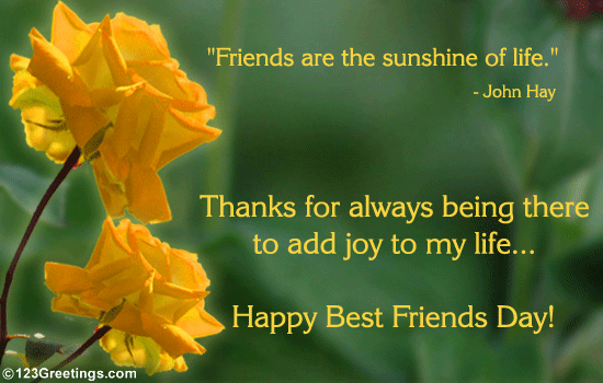 Thanks For Being My Best Friend! Free Friends eCards, Greetings