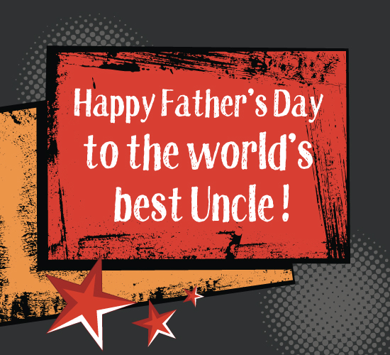 Happy Fathers Day Uncle Printable