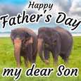 Fathers Day Wishes To A Loving Son.