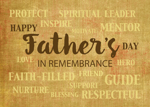 In Remembrance Religious Father’s Day.