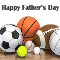 Ball Sports Father%92s Day Card.
