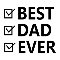 Best Dad Ever! Father%92s Day Card
