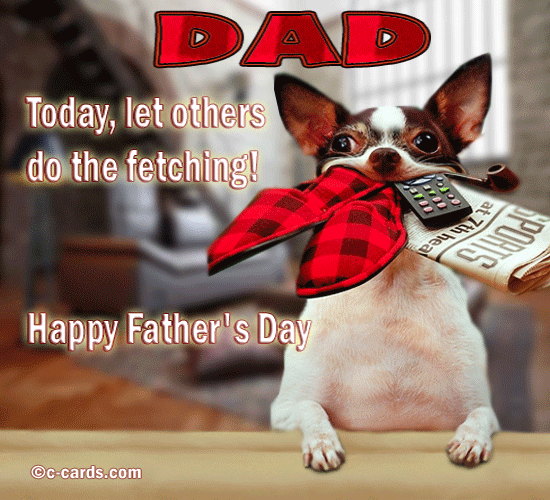 Dad's Dog. Free Fun eCards, Greeting Cards | 123 Greetings