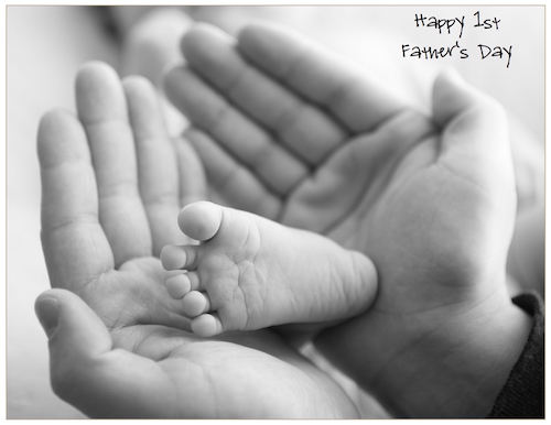 happy 1st fathers day message